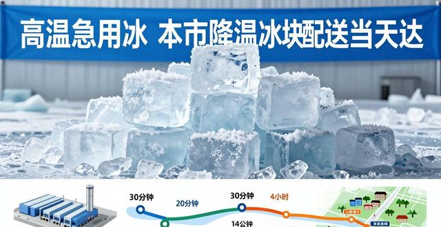 降温冰块配送流程_高效靠谱冰块运输_白云降温冰块配送