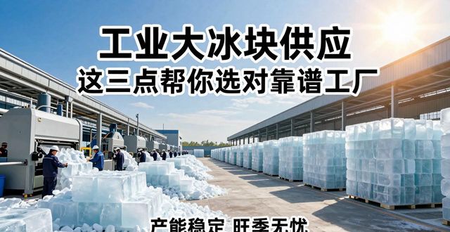 工业大冰块供应 这三点帮你选对靠谱工厂