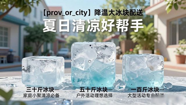 白云降温大冰块配送_海鲜排档降温解决方案_高温天气大冰块配送
